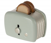 Maileg Miniatur Toaster & Brot in Mint für Mäuse